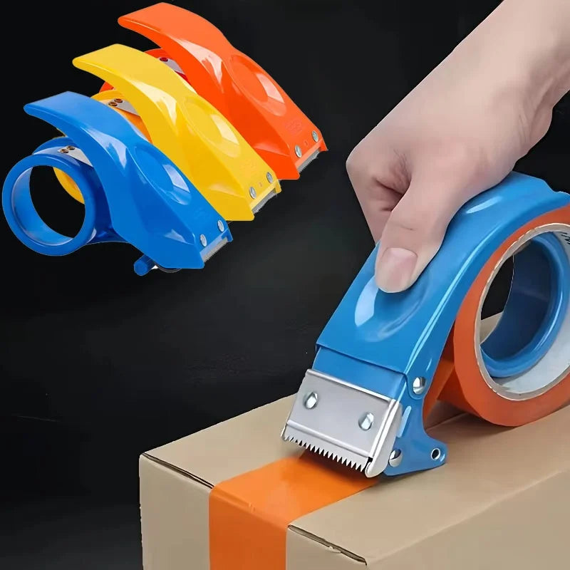 Plastic Sealing Packer Tape Dispenser Packaging Parcel 50mm Width Roller Tape Cutter Sealing Tape Holder Manual Packing Machine
