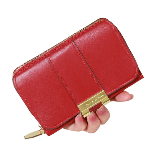 Women Wallets Pu Leather Women Purses Fashion Long Zipper Women's Wallet Money Coin Holder Female Long Purse Female Purse