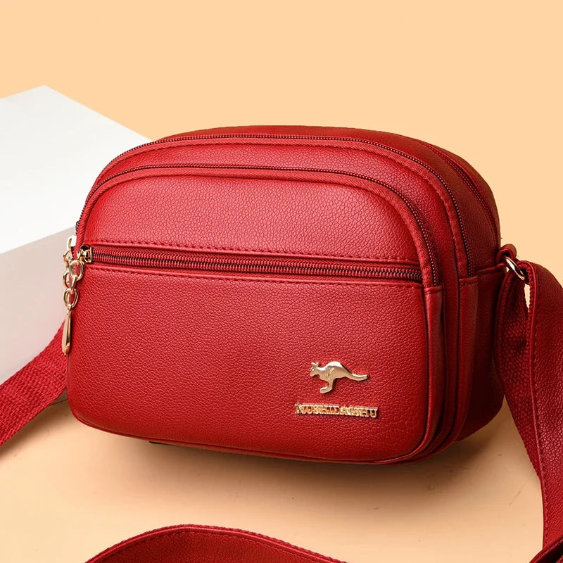 HEmasa hold-all New Fashion Ladies Handbags Designer Cross body High Quality Shoulder Bags Women's Triple Zipper Tote Bag