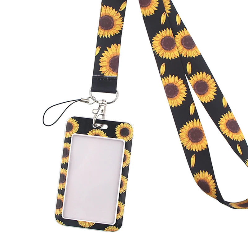 Tejesa Butterfly Lanyard Business Credit Card Holder Neck Strap Keychain Hang Rope ID Badge Holder Lariat Lasso