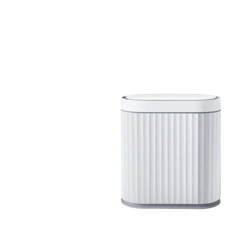 Hemasa 7L Trash Bin Can Narrow Smart Sensor Kitchen Food Waste Recycle Toilet Wastebasket Garbage Storage Bucket/ Bathroom