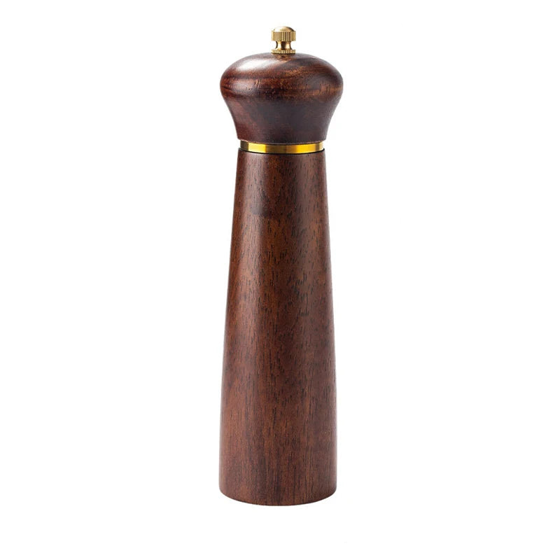 Tejesa Wooden Pepper Mills Salt and Pepper Grinder 5/8 Inch Spice Pepper Grinder with Adjustable Ceramic Handheld Herb Seasoning Mills