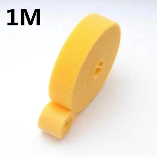 Tejesa 1/5M Cable Organizer Cable Management Wire Winder Tape Earphone Mouse Cord Management Ties Protector For iPhone Xiaomi Samsung
