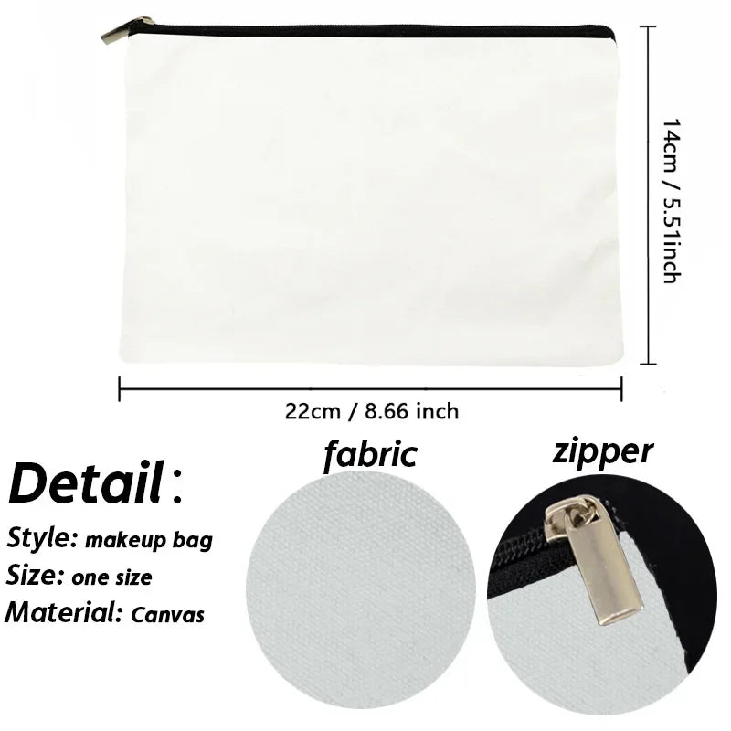 Rainbow Teacher Print Custom Name Personalized Supplies Storage Bags Travel Wash Pouch Makeup Bag Gifts Stationery Pencil Case