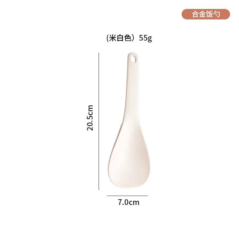 Hemasa  Non Stick Rice  Spatula Spoons Long Deep Soup Scoop Kitchen Utensil Multifunctional Rice Cooker