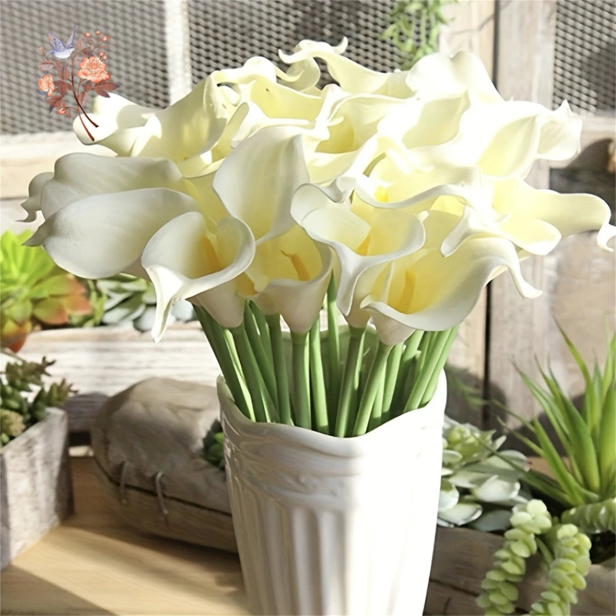 10Pcs Calla Lily Bridal Fake Flowers for Bridal Wedding Bouquet Real Touch Latex Artificial Calla Lilies Flower Home Party Decor