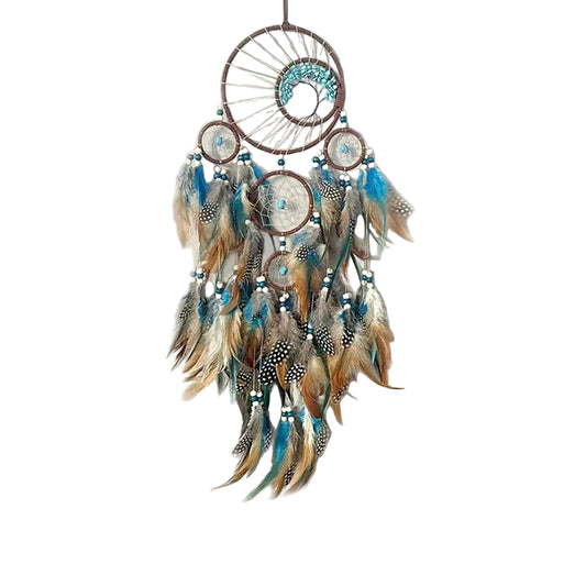 Tejesa Dream Catcher Vintage Wind Chime Hanging Ornament Home Decor Indian Natural Stone Tree Of Life Dream Catcher Wall Decor