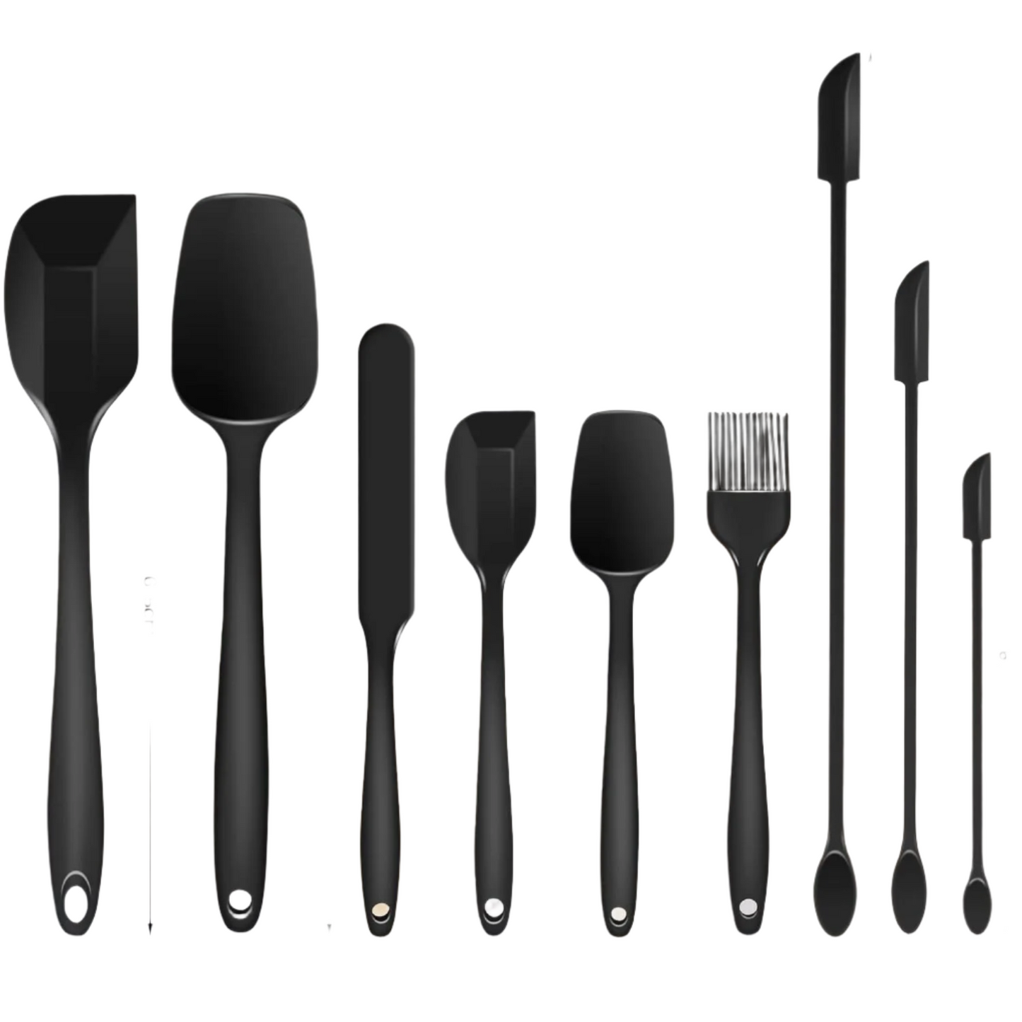 Hemasa 6/9 Pieces Silicone Bakeware Spatula Set Food /Non Stick Heat Resistant Spatulas