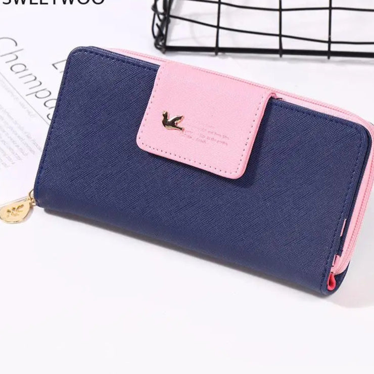 Hemasa Long Women Wallets Card Holder Female Clutch Women Purse Coin Money Bag Walet