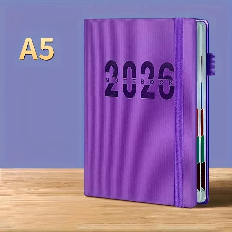 2026 Notebook - Elegant Minimalist Design, 2026 Calendar Page, 2026 New Year Gift, Writing Notebook
