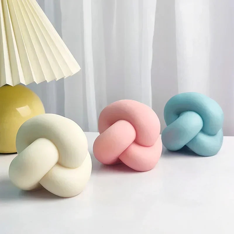 Geometric shape candle silicone mold stripe cylinder candle silicone mould home decoration knot candle soap Acrylic PC mold