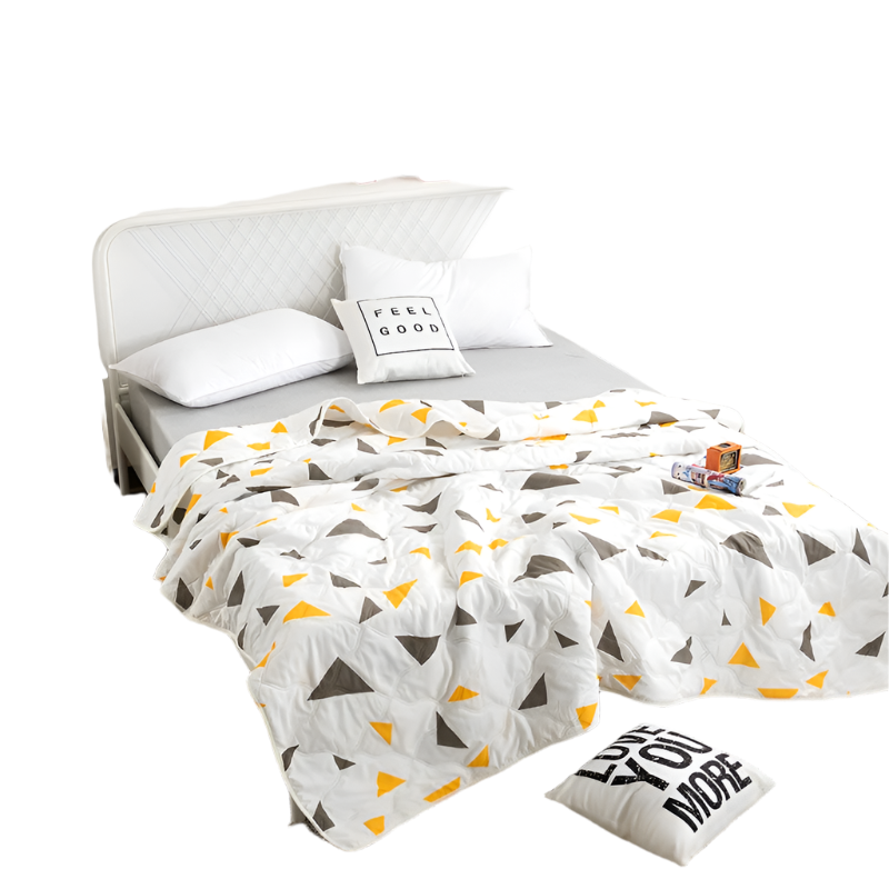 Hemasa  Silk  Thin Quilt Summer Blanket  Single/Queen/King