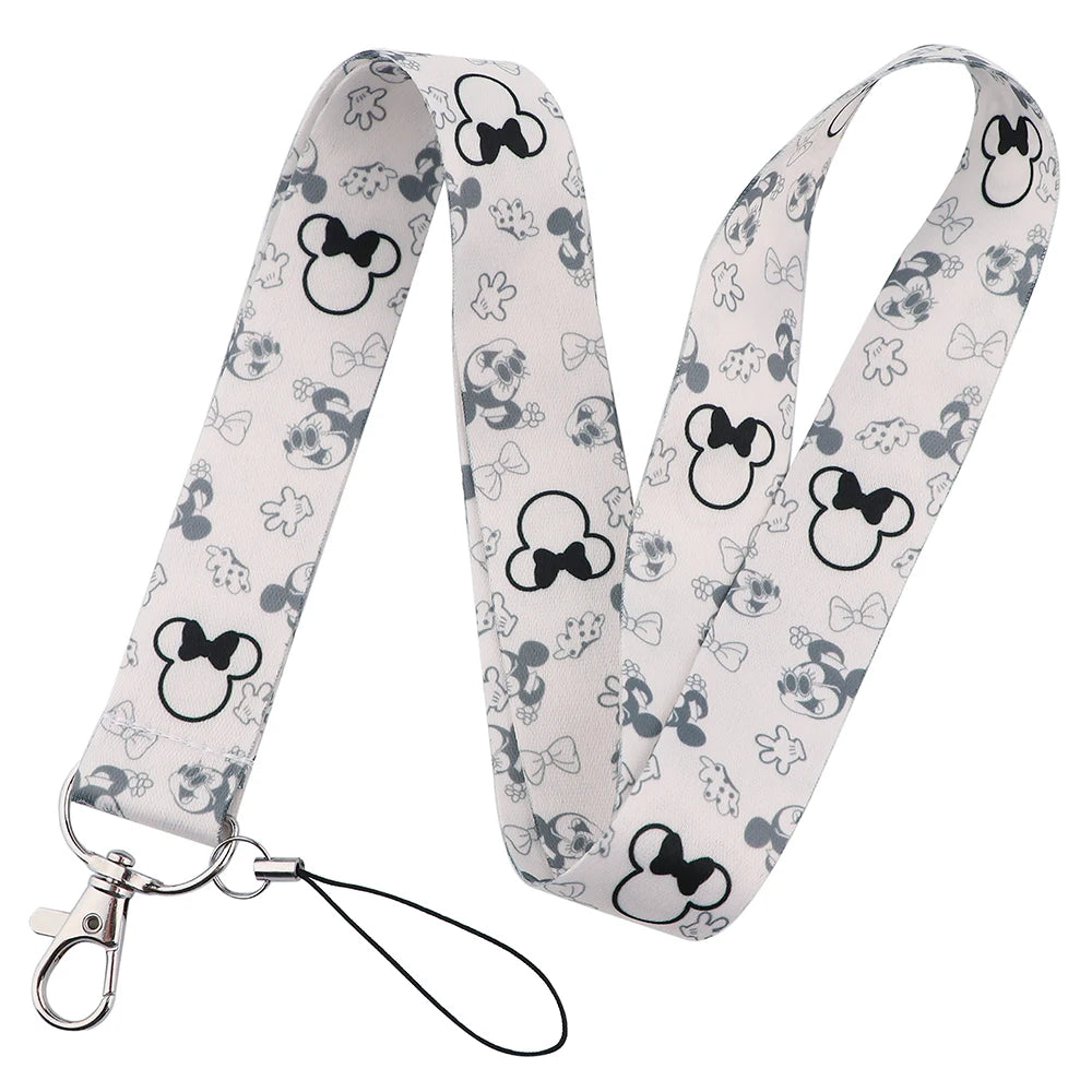 Hemasa Credential Holder Cartoon Lanyards for Key Neck Strap for Card Badge Gym Keychain Keyring Accessories Gifts