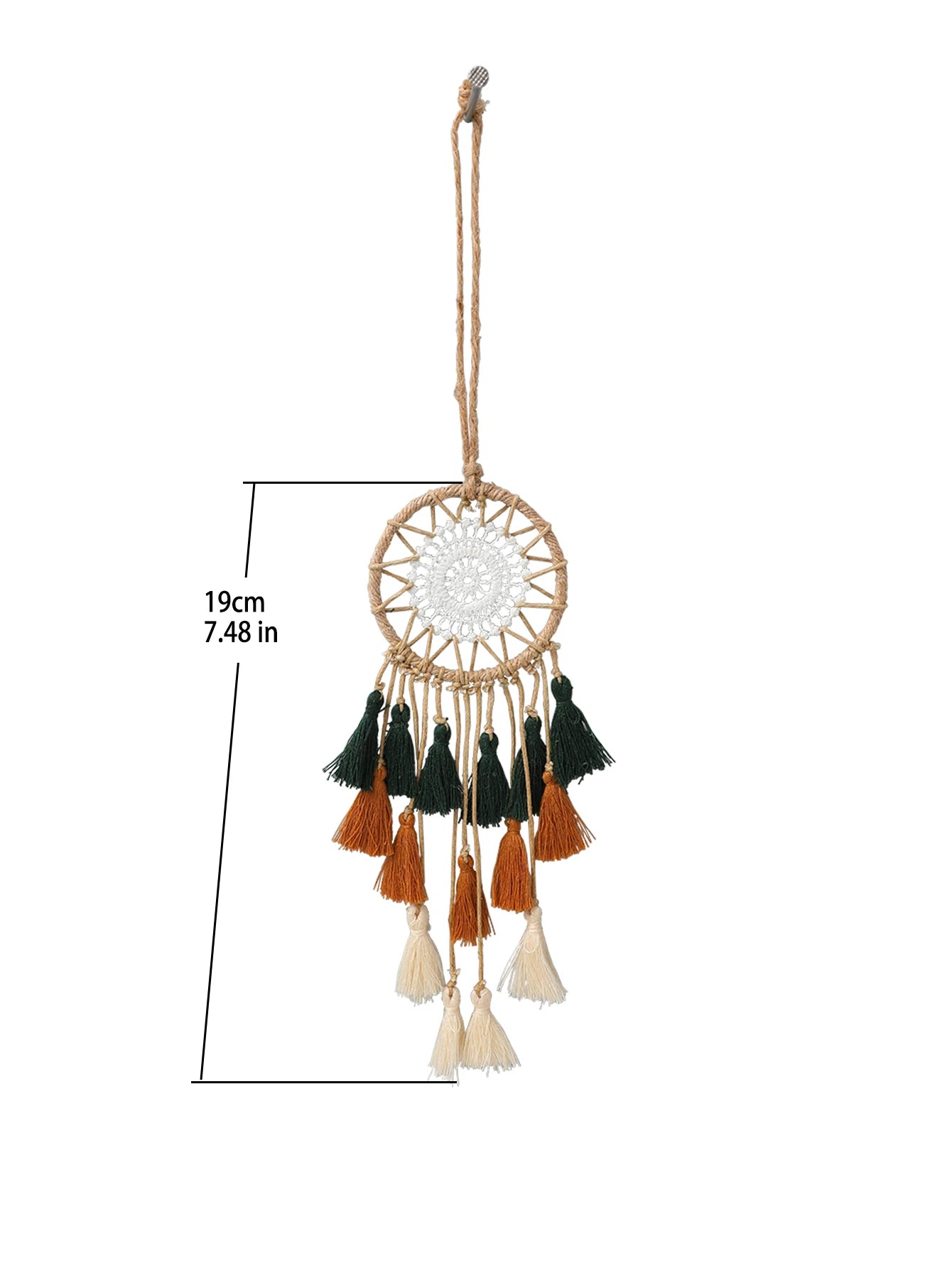 Hemasa Mini Dream Catcher Macrame Wall Car Decor Boho Home Decoration Small Dreamcatcher Hanging Wall Nordic Room Ornament Mascot Gift