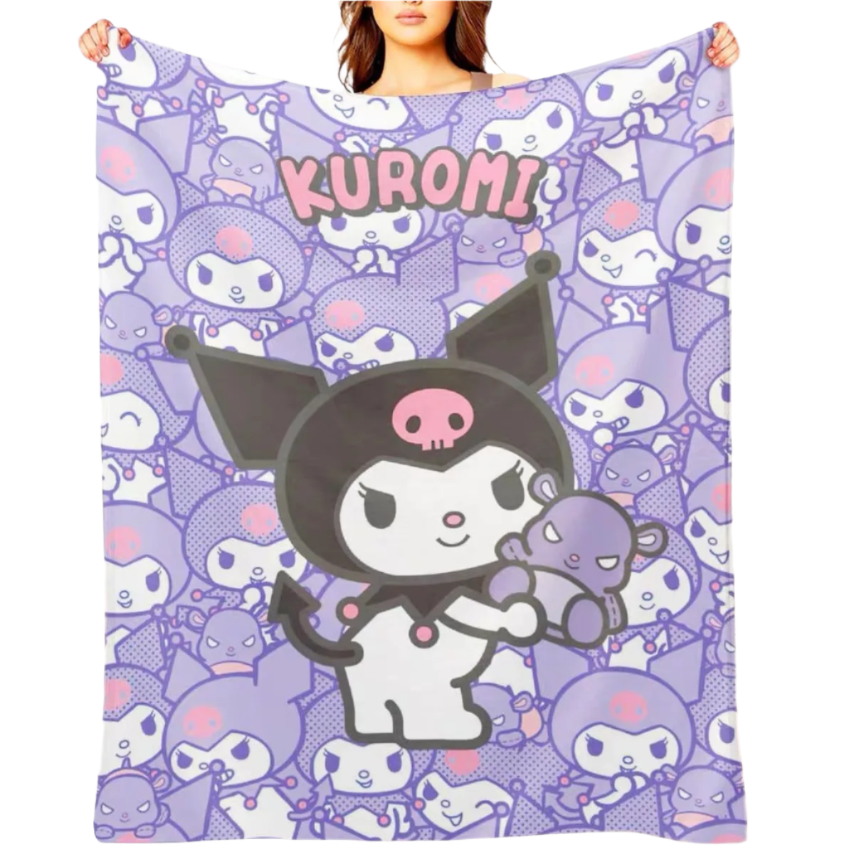 Hemasa Flannel Blanket Cute Nap Blanket/ Multifunctional Sofa Air Conditioning Gift Blanket