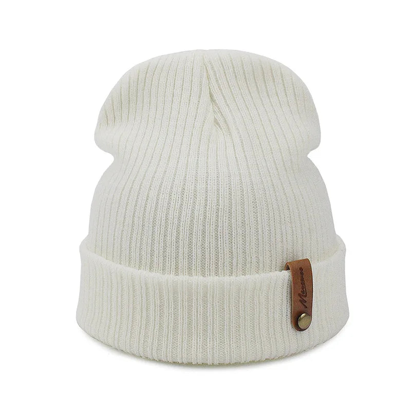 Tejesa Unisex Pull On Knit Skull Cap Winter Warm Beanie For Men Women/ Fashion Knit Hat For Men And Women