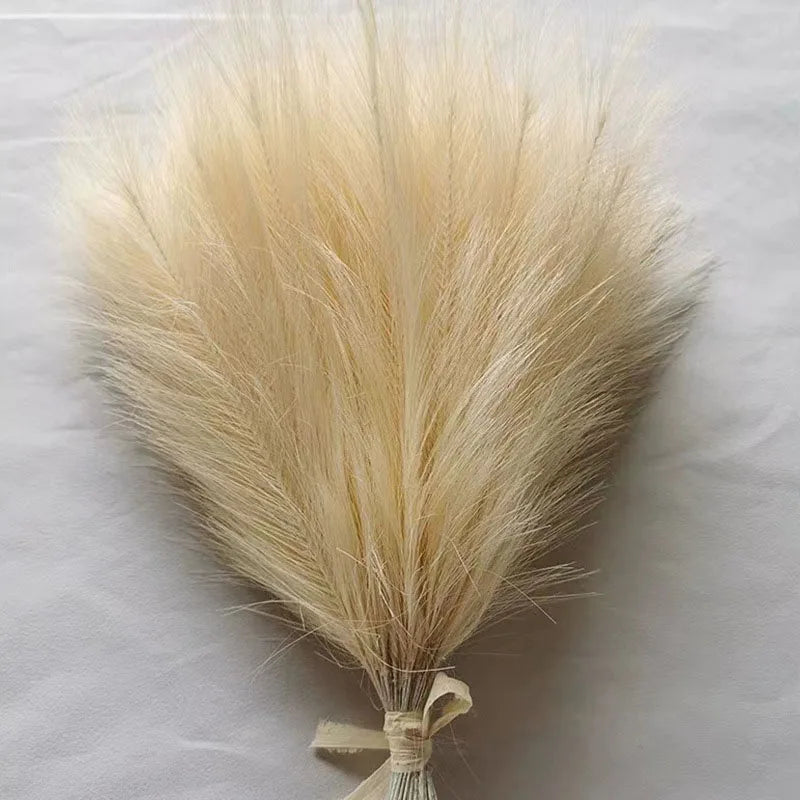 Artificial Pampas Grass 1/5/10/30pcs Fake Pampas Grass Flower Boho Wedding Bouquet Home Decor Table Flower Arrangement Decor