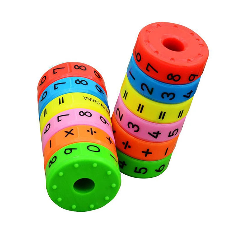 Children Magnetic Mathematics Digital Learning Educational Toys Magic Intelligence Arithmetic Maths Puzzle Cube For Kids Gift