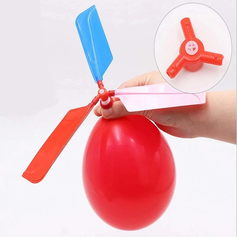 3PCS Helicopter Balloon Portable Outdoor Playing Flying sports Toy Birthday Party Decorations Kids Gift Wholesale Party Supplies