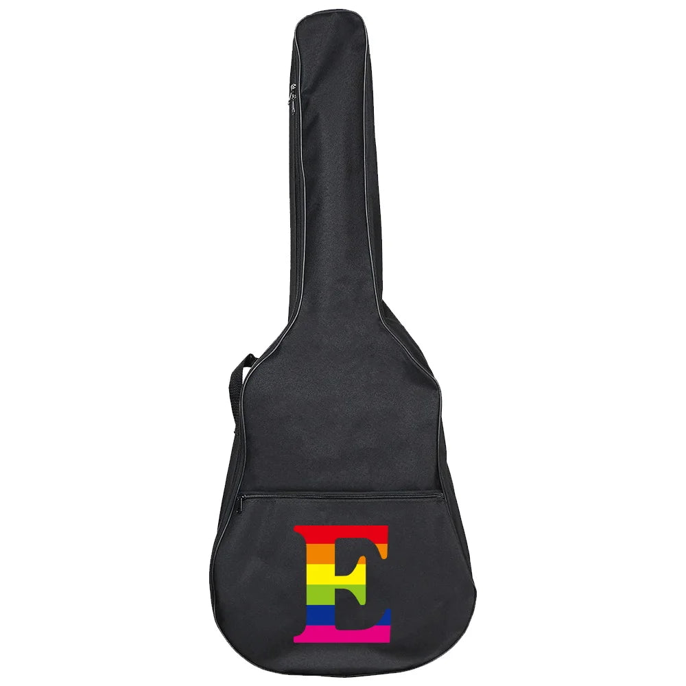 Tejesa Guitar Bag 31-41 Inch Guitar Case Printing Rainbow Series / Guitar Cover /Waterproof Backpack Oxford Fabric