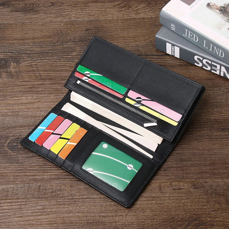 Hemasa Crocodile  Pattern men's leather wallet multifunctional and multi card slot men wallet men bag