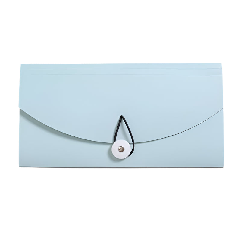 Hemasa PP File Folder Document Bag Receipt File Expanding Wallet Bill Folder 13 Pockets Card Ticket Holder Organizer Office Supplies