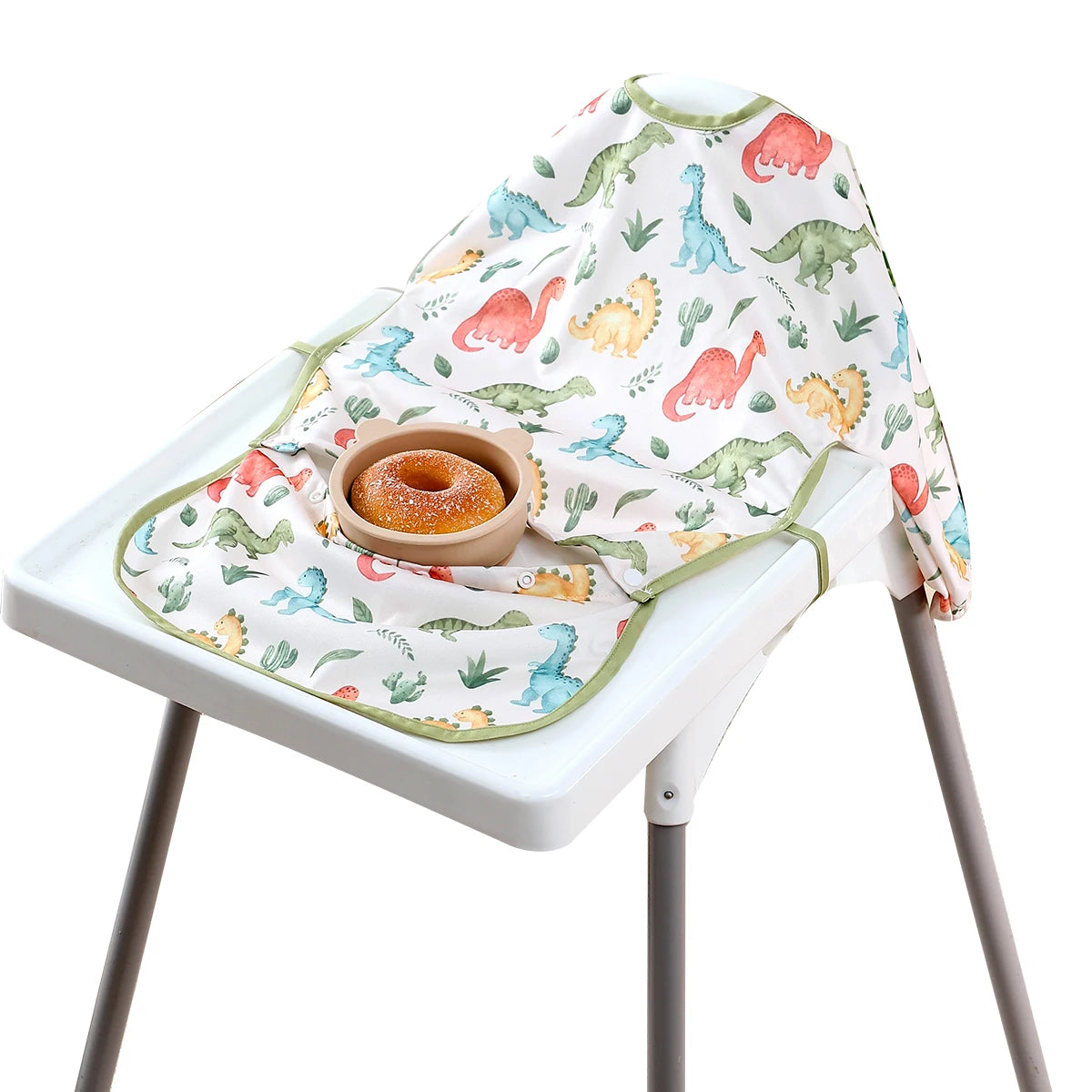 Tejesa Waterproof Baby Long Sleeve Feeding Bib Fashion Full Body Cover