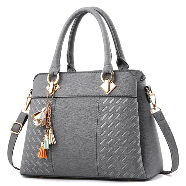 Hemasa Crossbody Bag  and handbag with tassel hanging Large Capacity Female Shoulder Bags Embroidery Tote