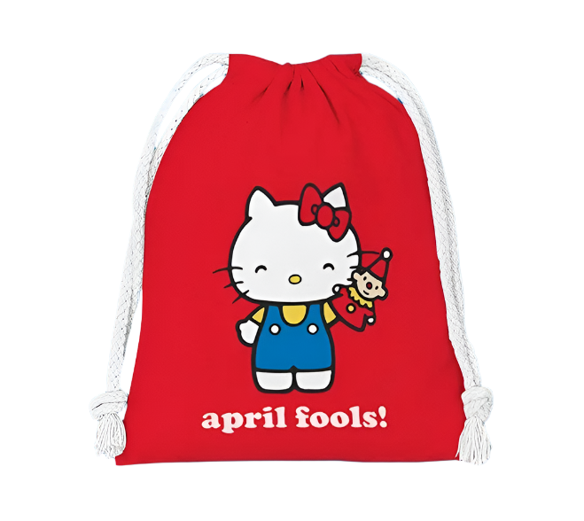 Hemasa drawstring hello kitty cartoon small bag storage bag