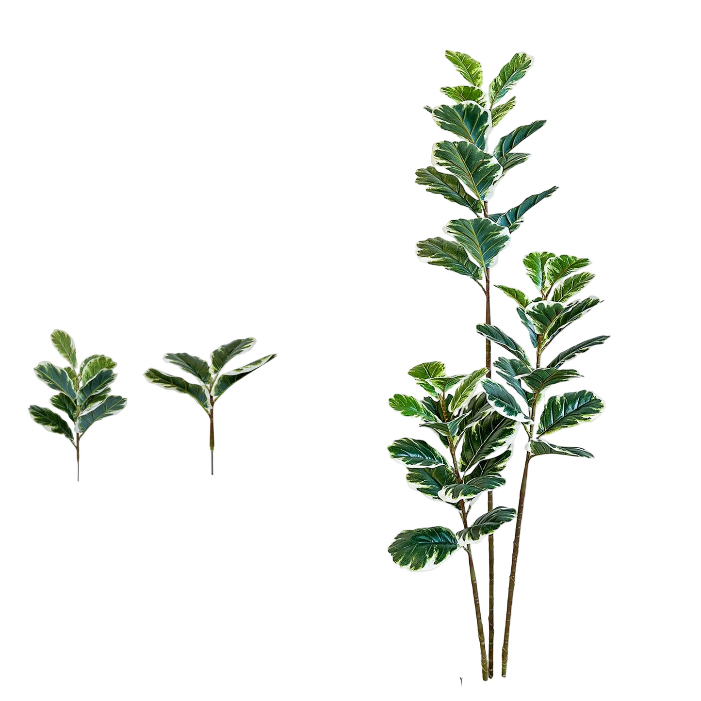 Tejesa 115-240CM New Artificial Fiddle Leaf ficus tree plant Ornament indoor Fake Plant for Home garden Room wedding Decor halloween