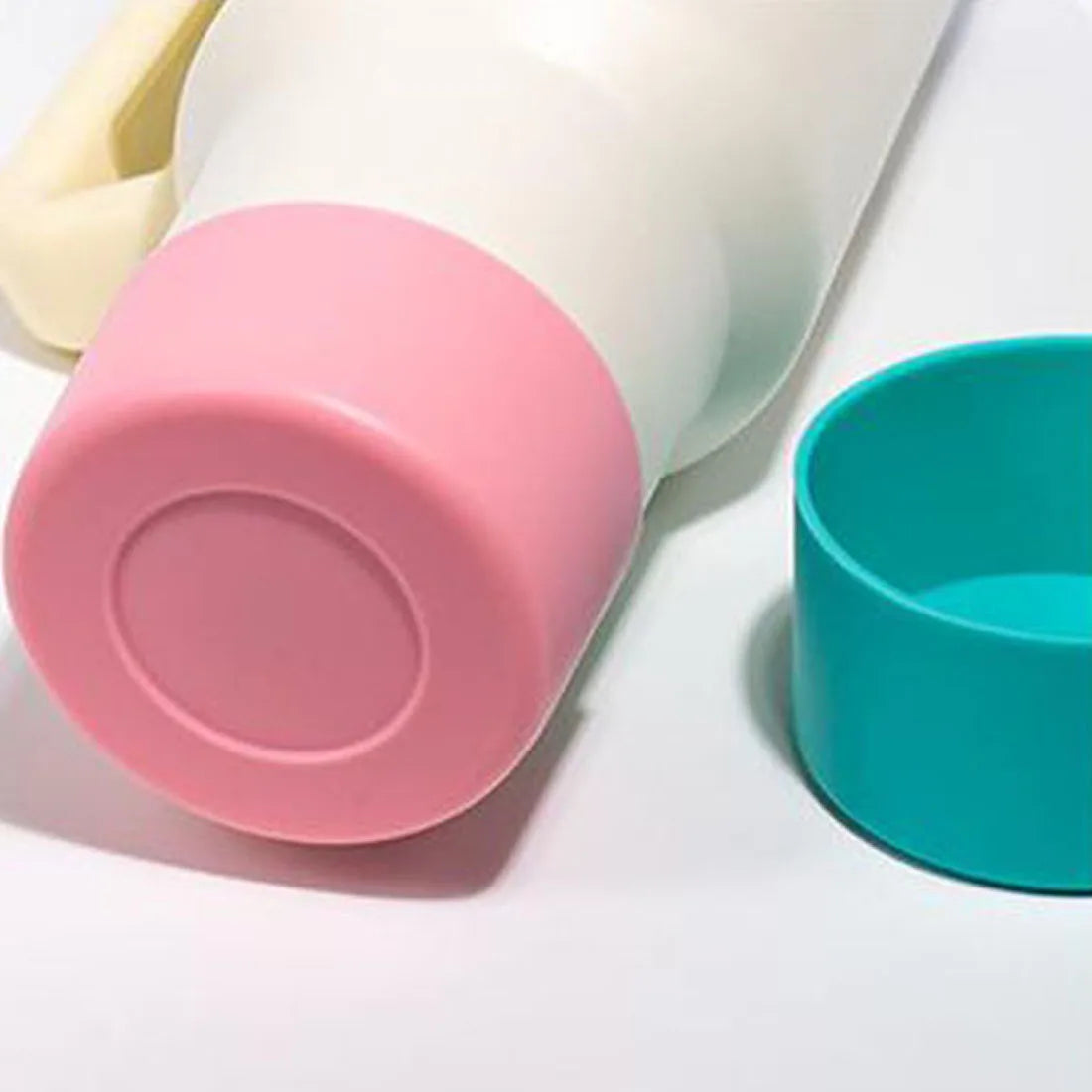 Hemasa 2 PCS Silicone Cover for  40oz Tumbler with Handle &  Protective Bottle Boot Sleeve