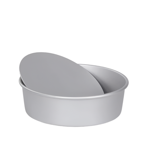 Heamasa 4/5/6/7/8/9/10 Inch Birthday Cake Mold Shaped Aluminum Alloy Cake Mold Baking Tray Mold Bakeware Cake Trays
