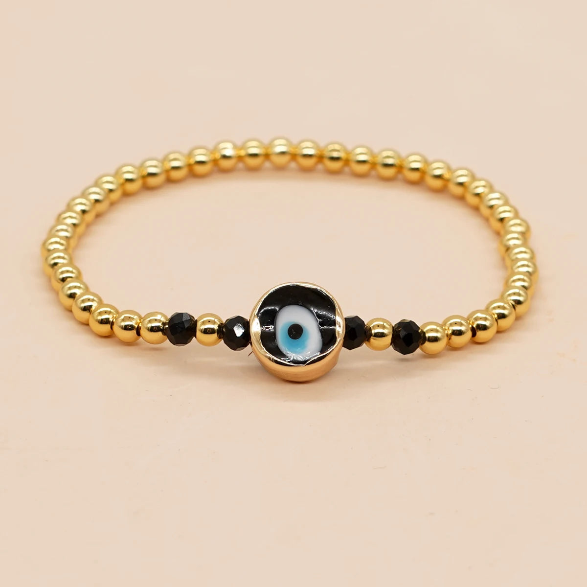 Go2boho Gold Bead Bracelets For Women Evil Eye Charm 2023 New In Summer Fashion Jewellery Accessories