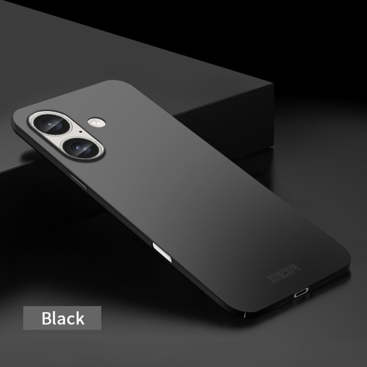 MOFI Frosted PC Ultra-thin Hard Phone Case, For iPhone 16 Plus, For iPhone 16, For iPhone 15 Pro Max, For iPhone 15 Pro, For iPhone 15 Plus, For iPhone 15, For iPhone 17e / 16e