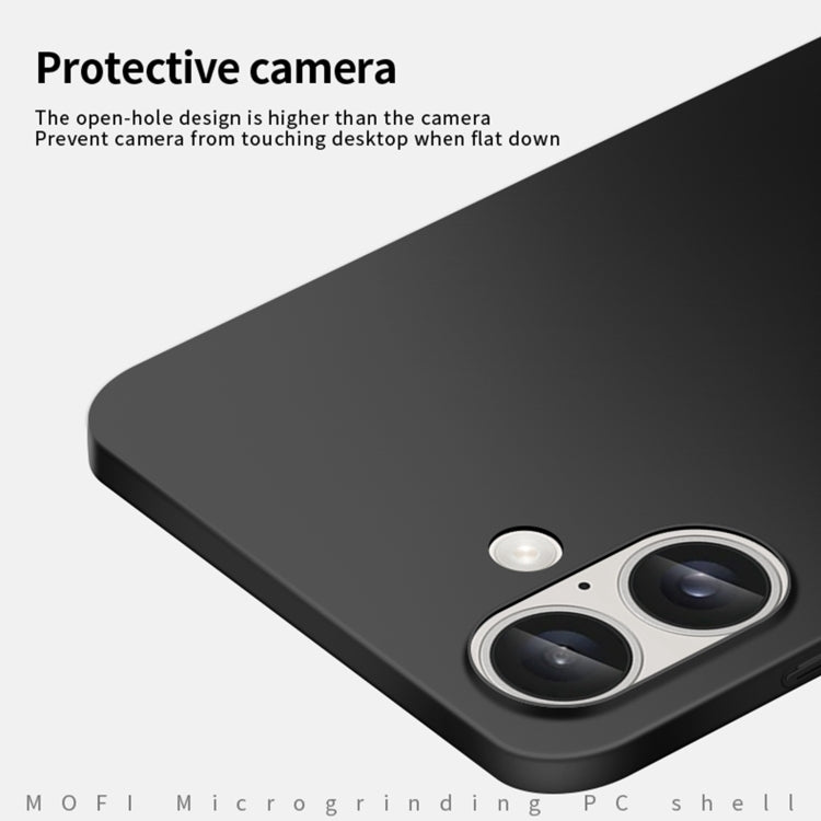 MOFI Frosted PC Ultra-thin Hard Phone Case, For iPhone 16 Plus, For iPhone 16, For iPhone 15 Pro Max, For iPhone 15 Pro, For iPhone 15 Plus, For iPhone 15, For iPhone 17e / 16e