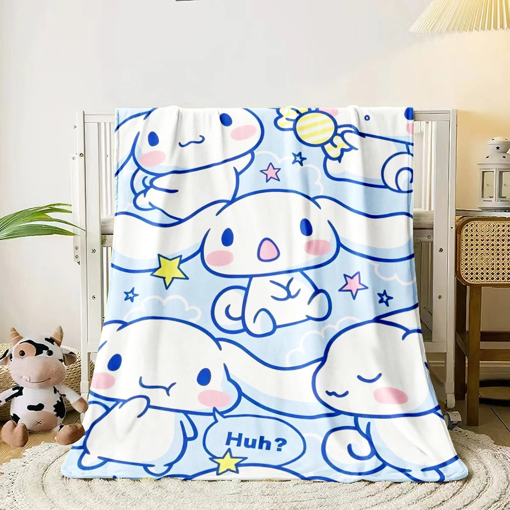 Hemasa Lightweight Flannel Throw for Bed, Travel, Camping, Livingroom, Office, Couch,Chair