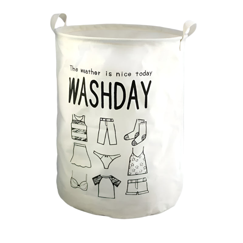 Hemasa  Bathroom Dirty Laundry Basket/Folding Laundry Clothes Hamper Bag /Home Storage Bag Organizers Cotton Laundry Baskets
