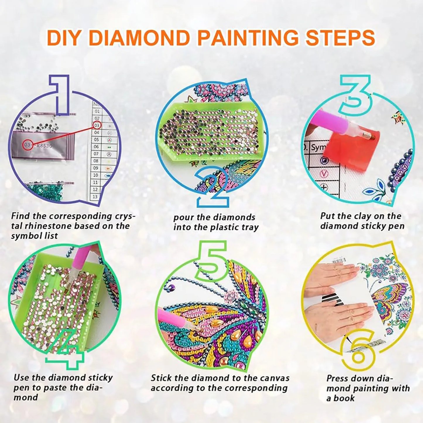 Hemasa 5D DIY Diamond Painting Flower Kit Tree Decoration DIY Special Shaped Drill Diamond Mosaic Art Gift Crafts for Wall Home Decor