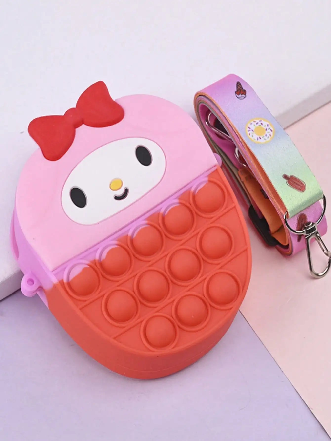 MINISO Cartoon Insulated Cinnamon Dog Kuromi Portable Lunch Bag Lunch Box Bag Student Office Workers Bring Meal Storage Bag