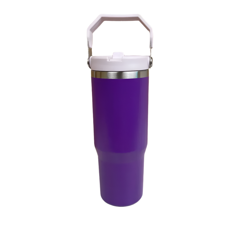 Hemasa Stanley 30oz Tumbler With Handle Leopard Tumbler With Straw Lids Stainless Steel Coffee cup