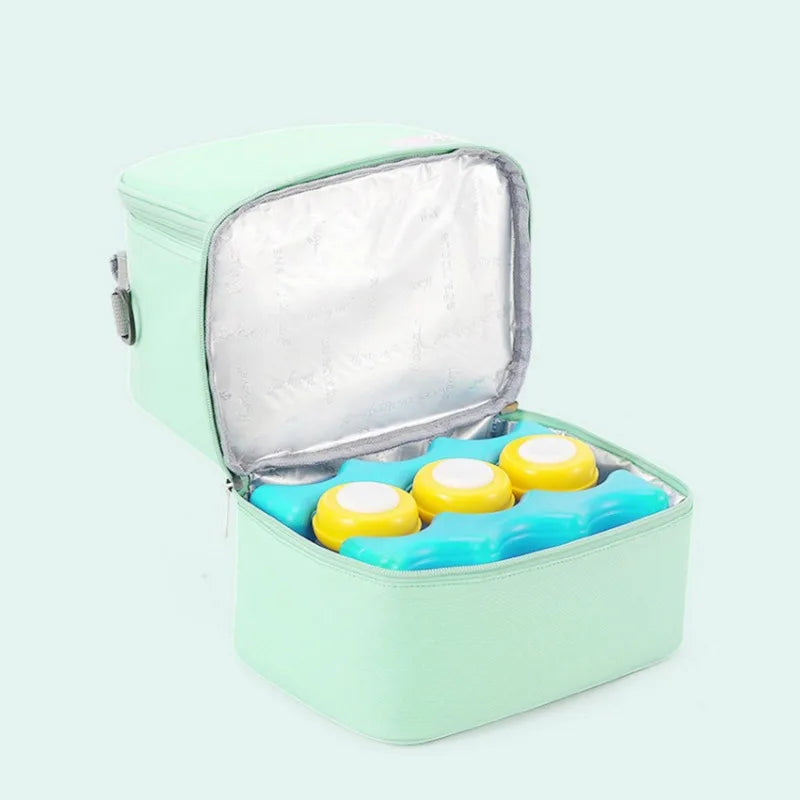 Hemasa Lunch Bag Food Thermal Box Waterproof Office Cooler Lunchbox with Shoulder Strap Insulated Case