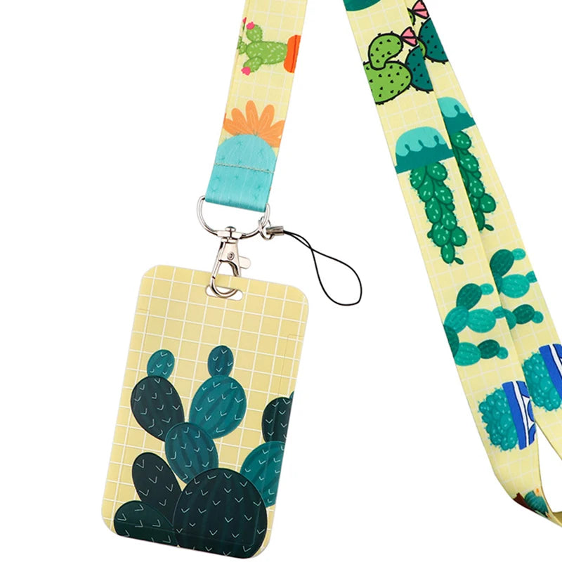 Tejesa Butterfly Lanyard Business Credit Card Holder Neck Strap Keychain Hang Rope ID Badge Holder Lariat Lasso