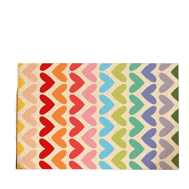 Tejesa Colorful  Rainbow  Door Mat /Dirt Entrance Carpet Front Door Mat Outside Welcome Entryway Doormat