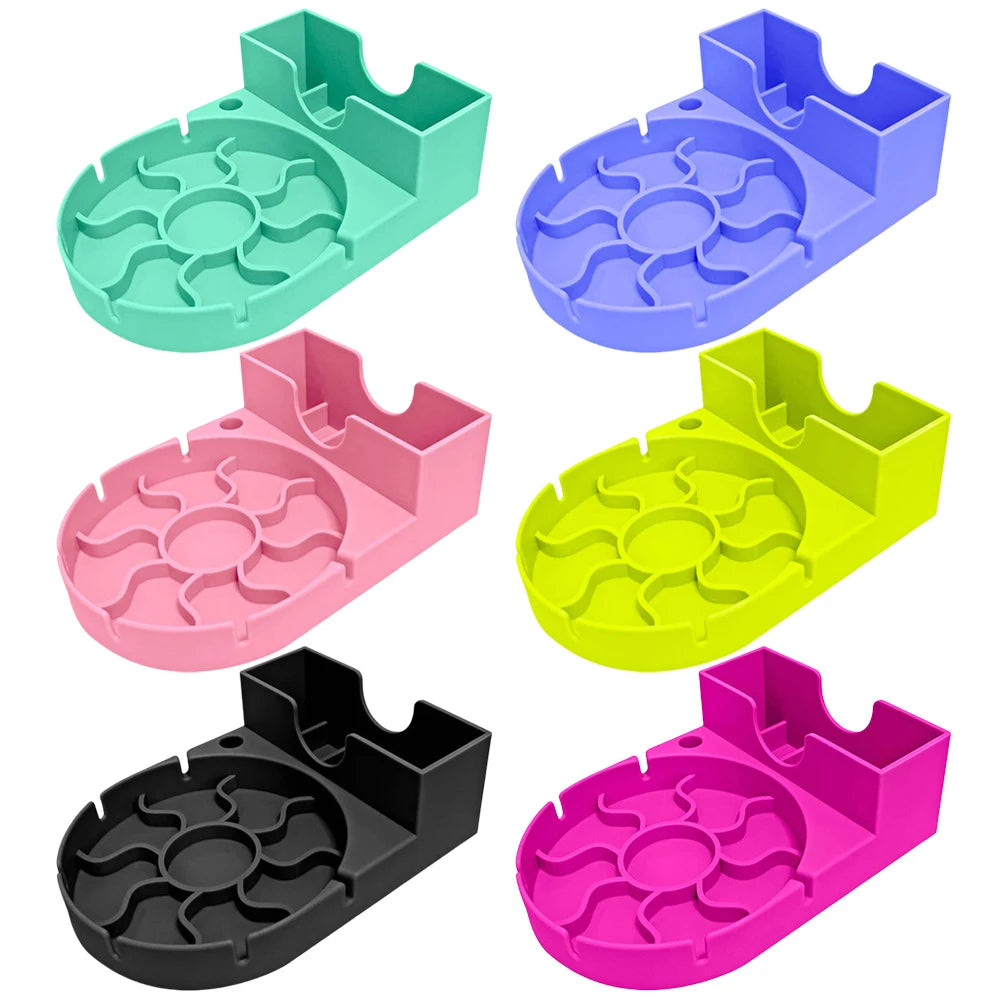 Hemasa Silicone Tumbler Drying Station Non-Slip Bottle Water Filter Rack Sports Bottle Drainer Stand