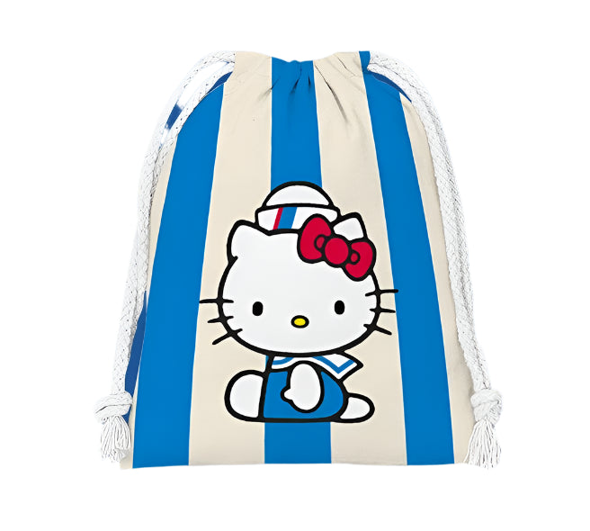 Hemasa drawstring hello kitty cartoon small bag storage bag