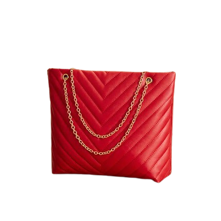 Hemasa  Shopping Bag Large Capacity Shoulder Bags High Quality Pu Leather Handbag