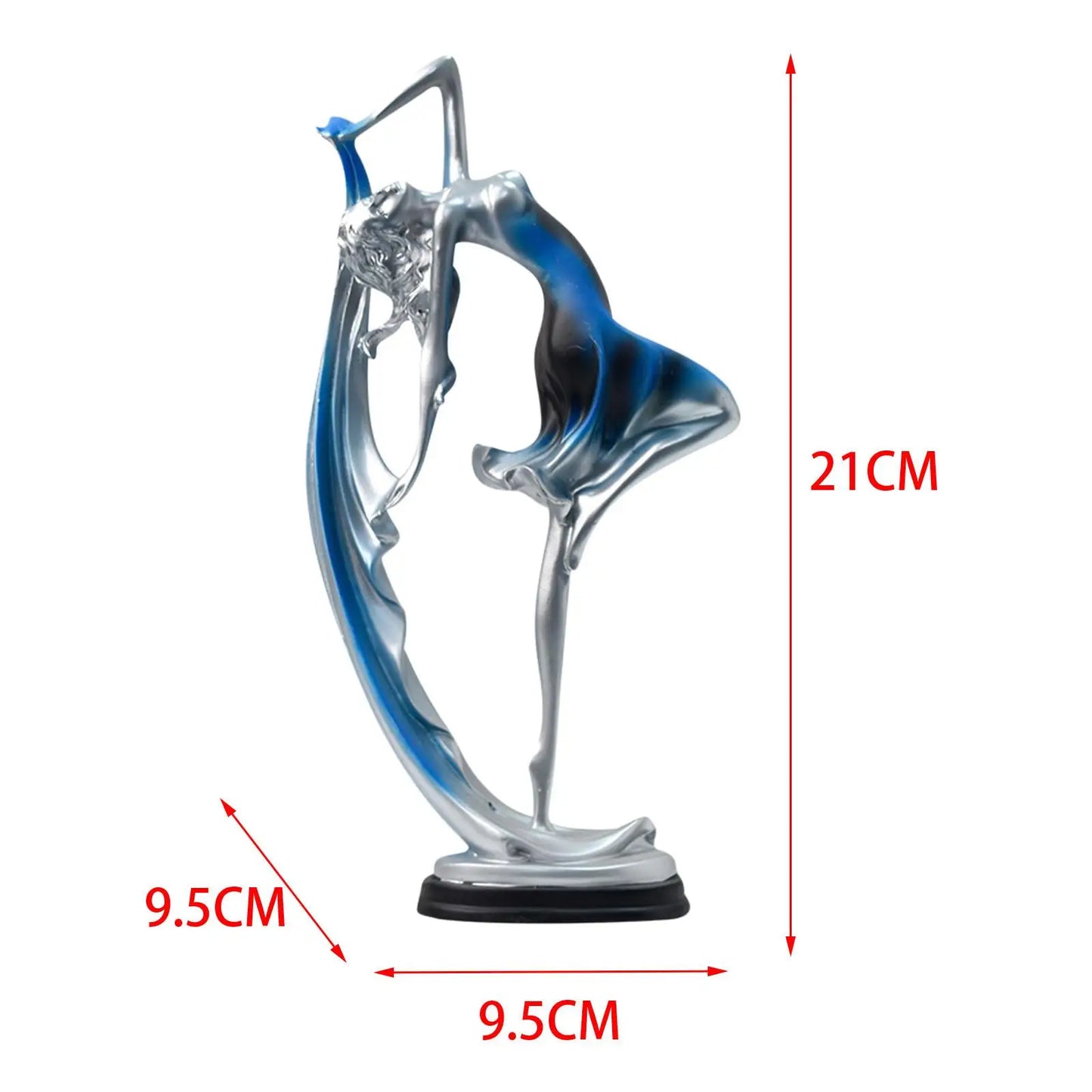 Ballet Dancing Sculpture Sculpture Desk Ornament for Tv Cabinet Desk