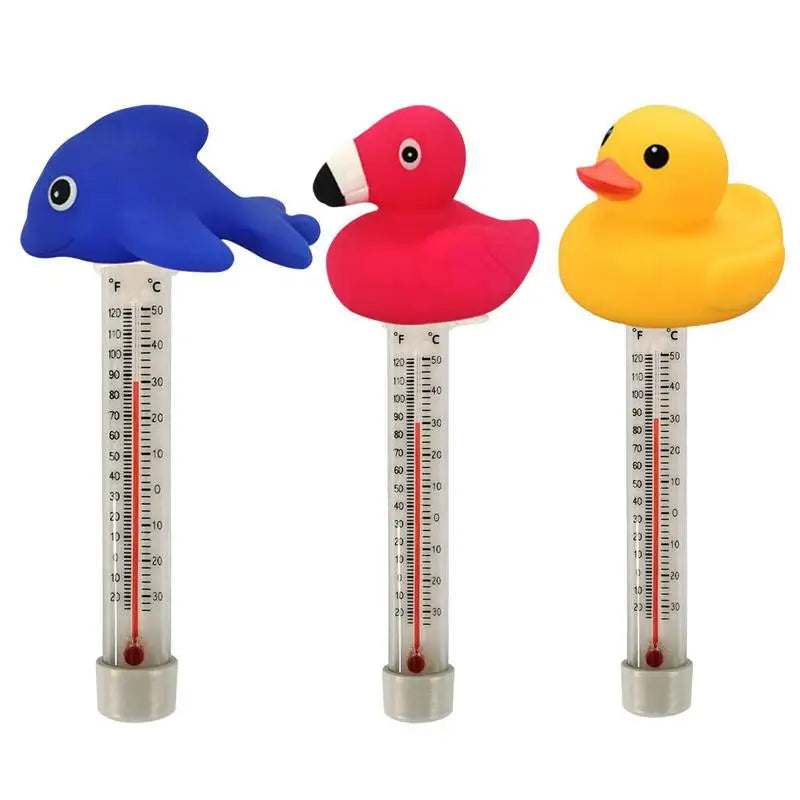 Hemasa Swimming Pool Thermometer/ Shark Duck Turtle Pool Thermometer For Hot Tub  Baby Bath Thermometer