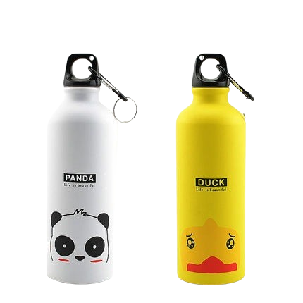 Hemasa Aluminium Cartoon Sports Mug / Stainless Steel Water Bottle