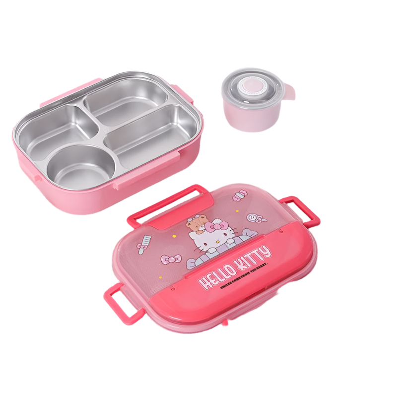 Hemasa Four Grids Five Grids Large Capacity Cartoon Anime Figure Cute Insulation